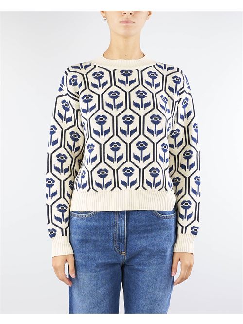 Jacquard cotton sweater Max Mara Weekend MAX MARA WEEKEND | Sweater | ODEON2